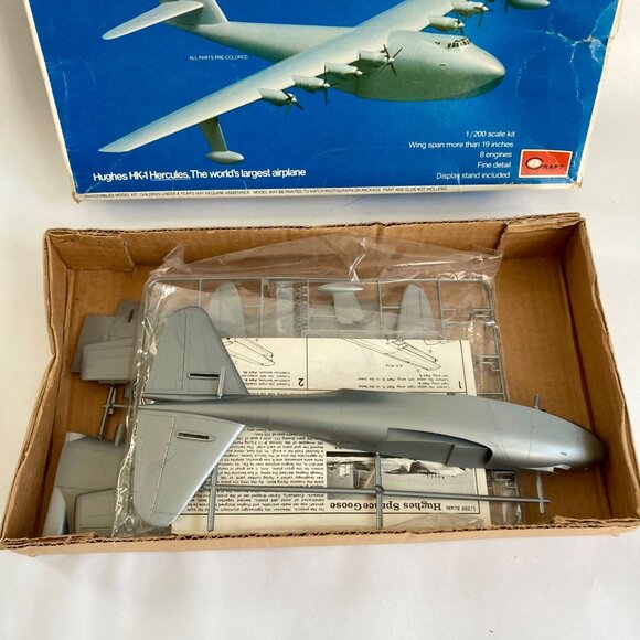 Vintage The "Spruce Goose" Hughes HK-1 Hercules Airplane Model Kit by Craft 1607 - Picture 5 of 6